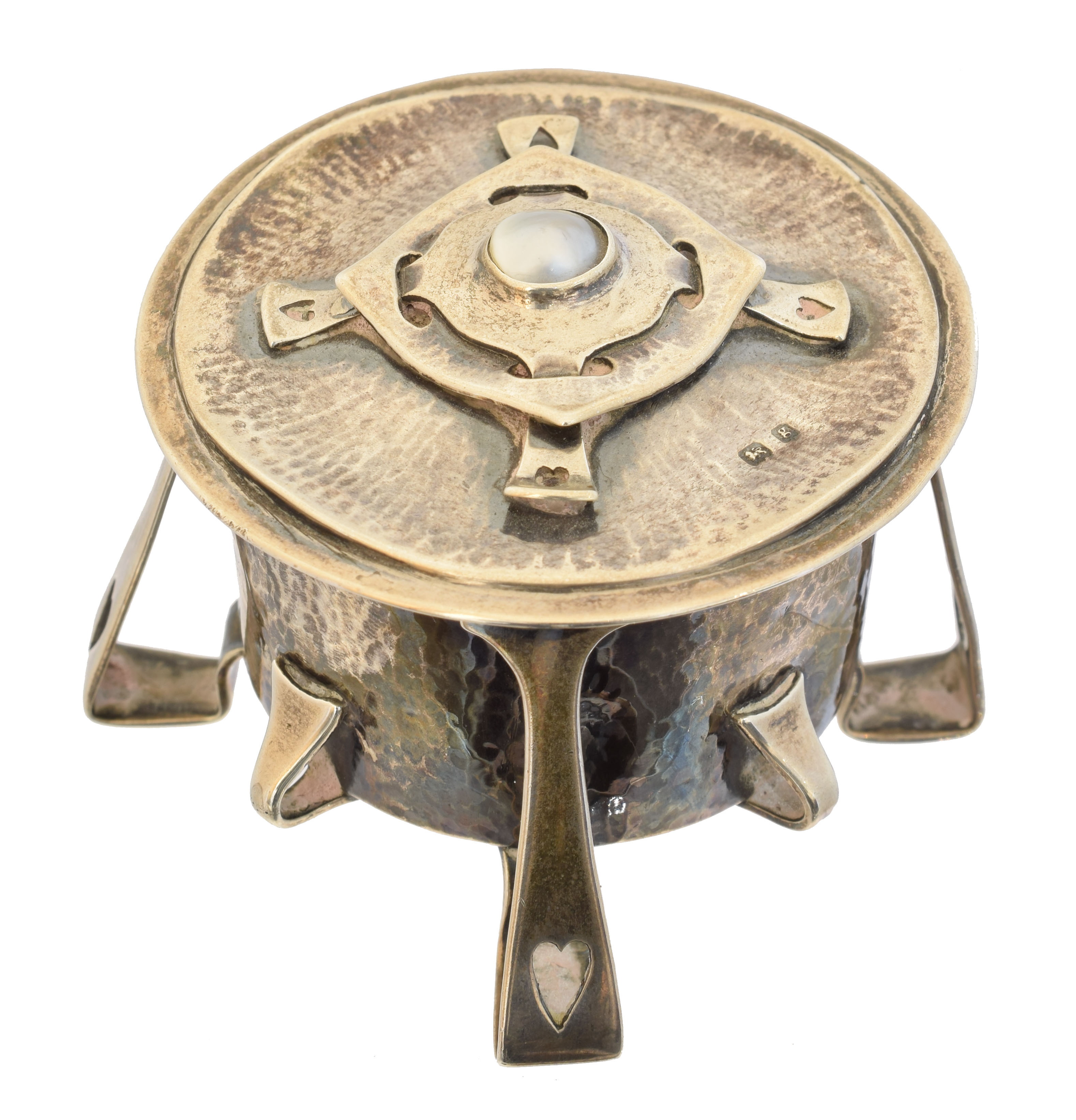 W.H.Haseler silver trinket box